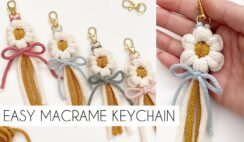 Craft an Adorable Daisy Keychain with Easy Macrame! Craft an Adorable Daisy Keychain with Easy Macrame!