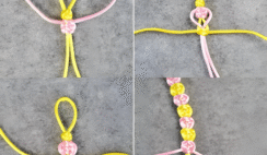 Crafting a Charming Friendship Bracelet with Two Colors! Crafting a Charming Friendship Bracelet with Two Colors!