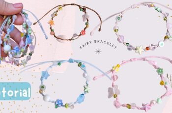 TUTORIAL “fairy bracelet”🧚 Easy and Cute THREAD BRACELET in Just 5 Minutes 😍