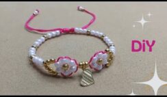 I Teach You to Make a Beautiful Double Flower Bracelet πΈπΈ I Teach You to Make a Beautiful Double Flower Bracelet πΈπΈ