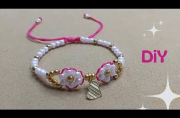 I Teach You to Make a Beautiful Double Flower Bracelet 🌸🌸