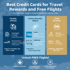 Best Credit Cards for Travel Rewards and Free Flights